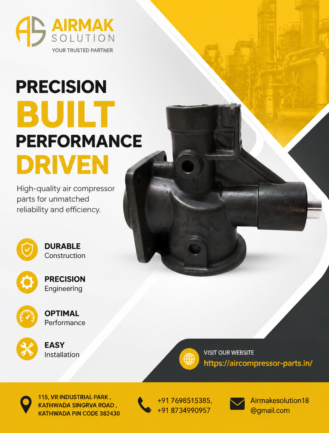 PRECISION BUILT PERFORMANCE DRIVEN