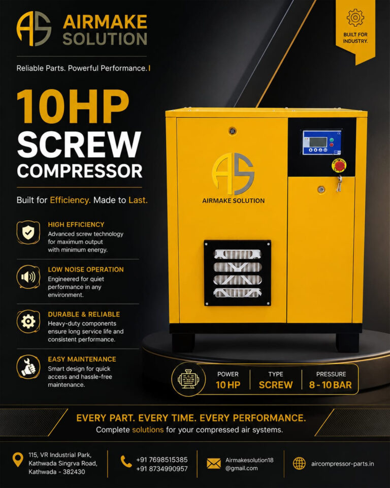 10HP Screw Compressor – High Performance, Energy Efficient & Reliable Industrial Air Compressor