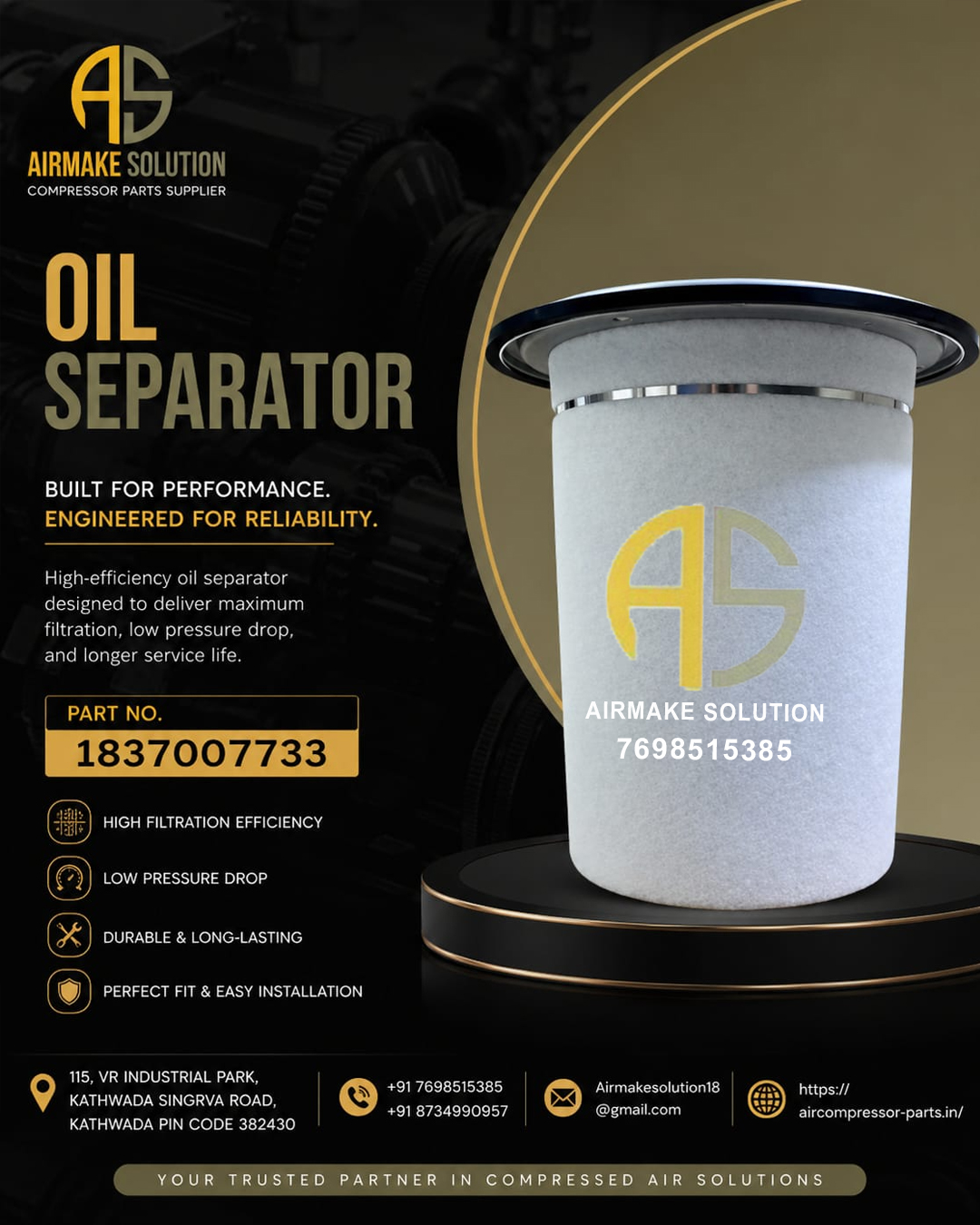 How Oil Separators Improve Compressed Air Quality