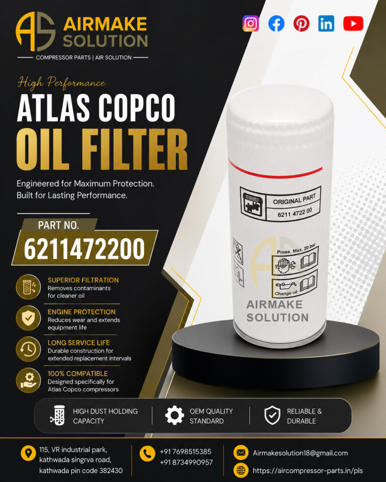 Atlas Copco Oil Filter 6211472200: High-Performance Filtration for Reliable Compressor Operation