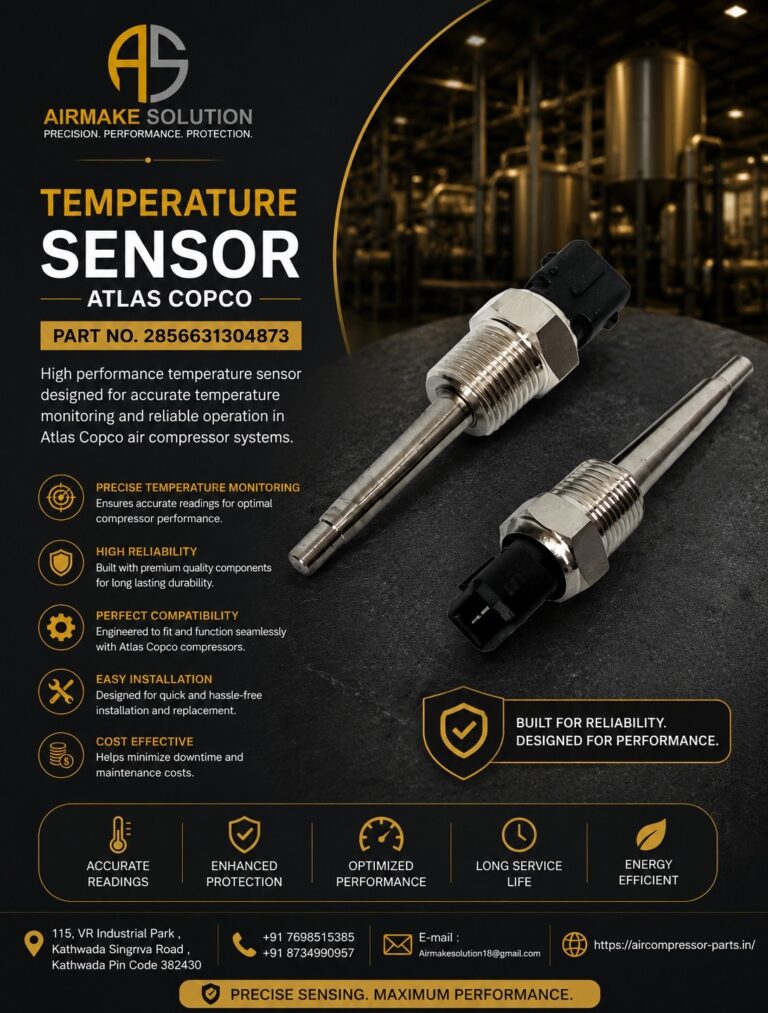 Atlas Copco Temperature Sensor 2856631304873 – Accurate Compressor Temperature Monitoring