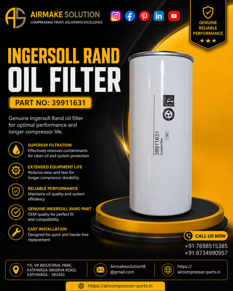Ingersoll Rand Oil Filter 39911631 – High-Performance Air Compressor Oil Filter